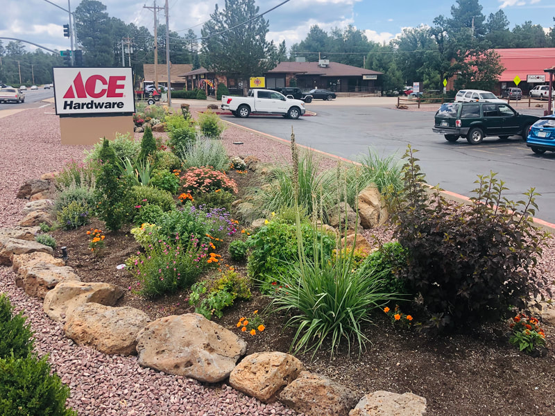 A commercial property maintained by It's Magic Landscaping & Design - Pinetop Ace Hardware